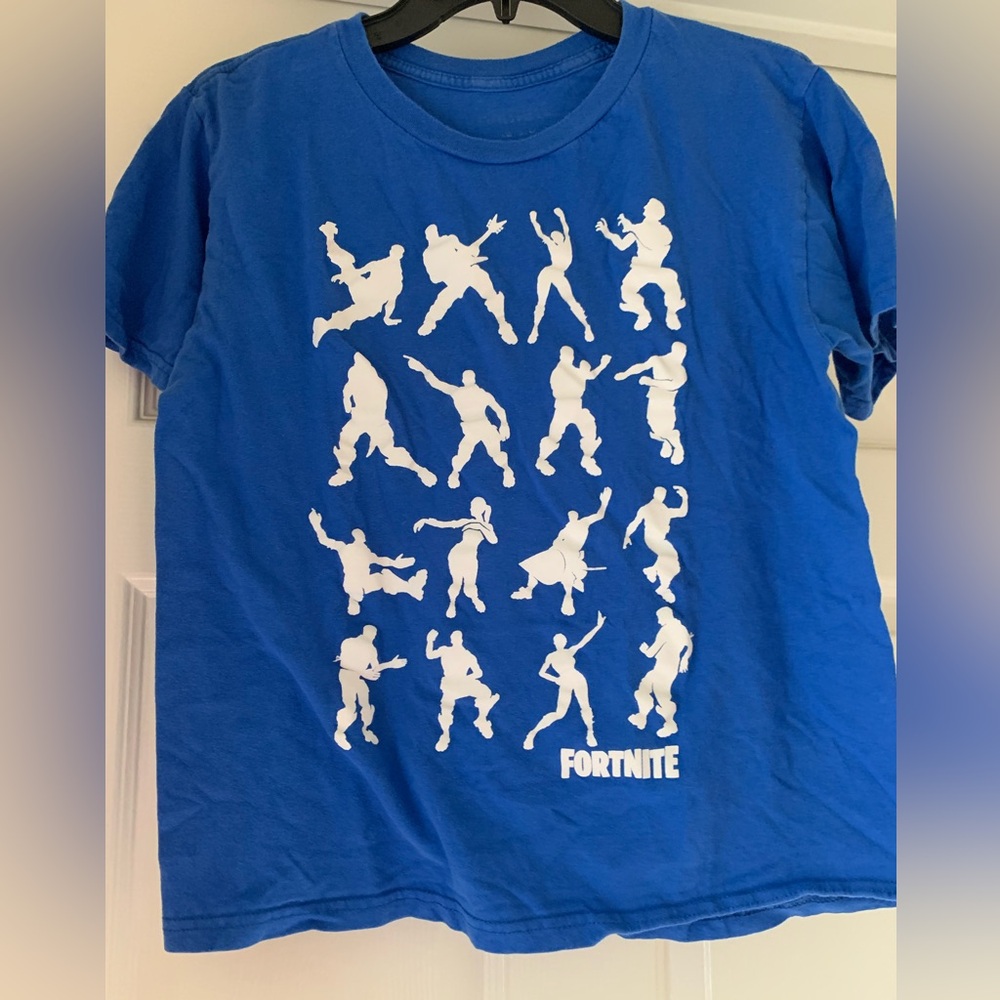 Fortnite Blue T-Shirt, Youth Large